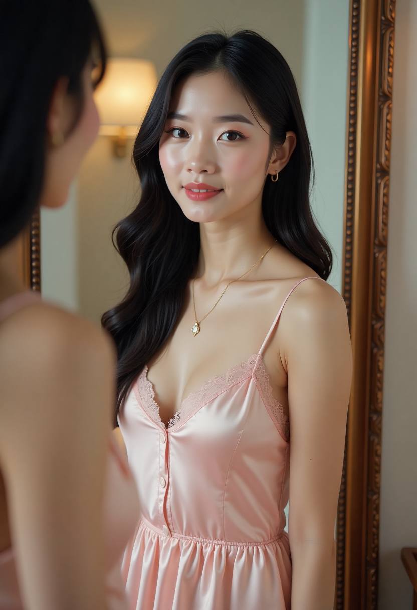 练习室整面镜子